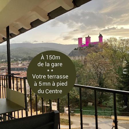 Aux 4 Logis Appart-Hotel - Studio Le Roof - Une Vue Splendide - Petit Dejeuner Inclus 1Ere Nuit Foix Extérieur photo